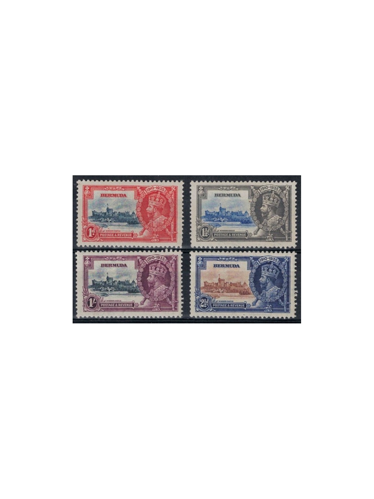 BERMUDA 1935 Silver jubilee 4v MH*
