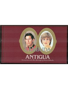 BARBUDA 1981 Charles and Diana, Royal Wedding booklet MNH**