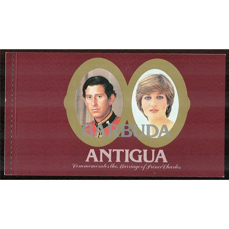 BARBUDA 1981 Carlo e Diana, Royal Wedding LB MNH**