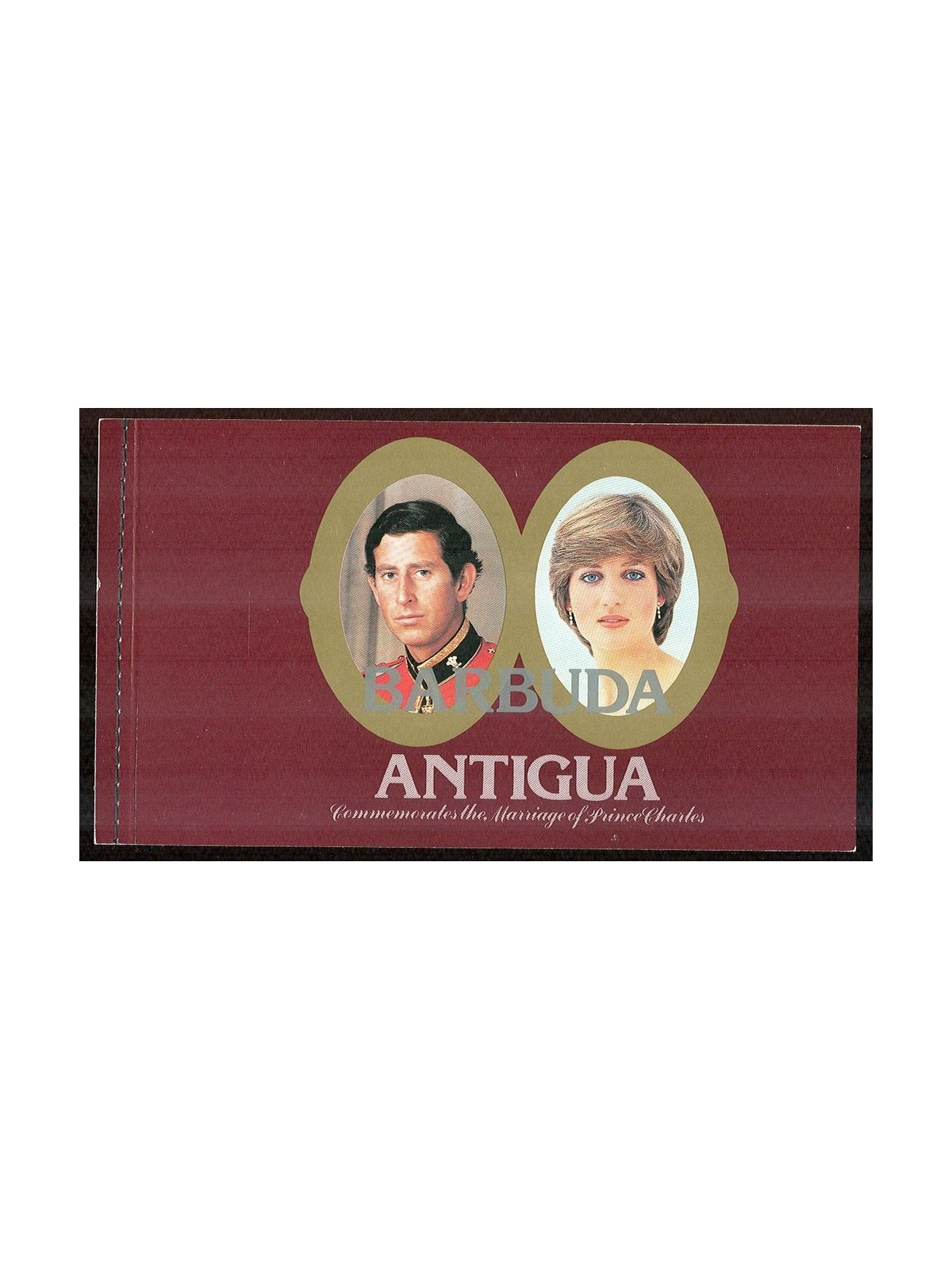 BARBUDA 1981 Carlo e Diana, Royal Wedding LB MNH**