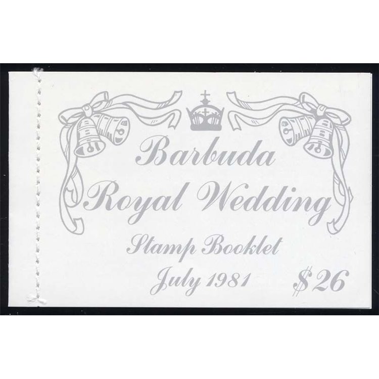 BARBUDA 1981 Carlo e Diana, Royal Wedding LB MNH**