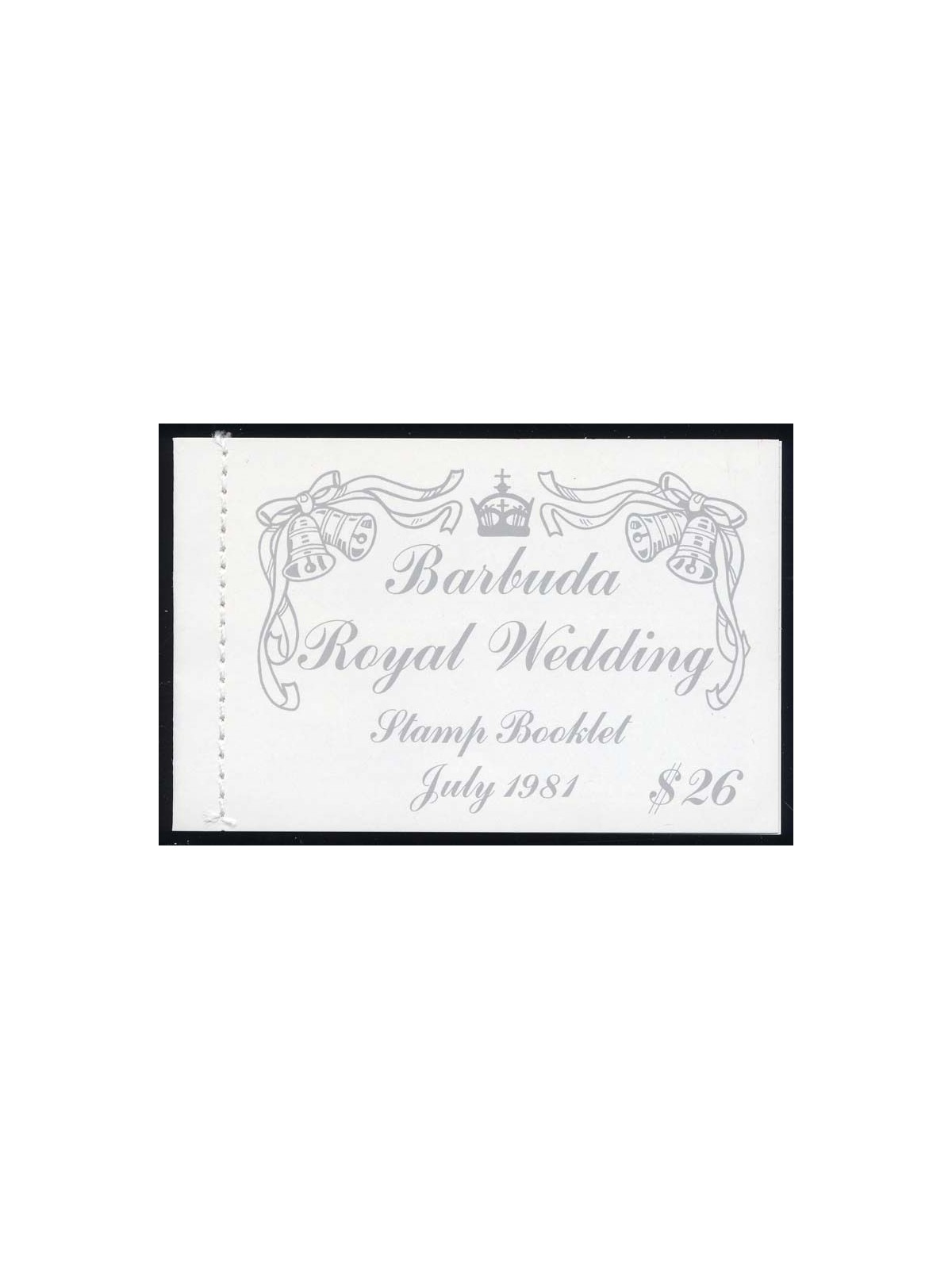 BARBUDA 1981 Charles and Diana, Royal Wedding booklet MNH**