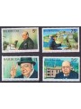 BARBUDA 1974 Centenario Winston Churchill 4v MNH**