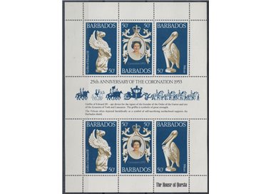 BARBADOS 1978 Silver Jubilee m/s MNH**