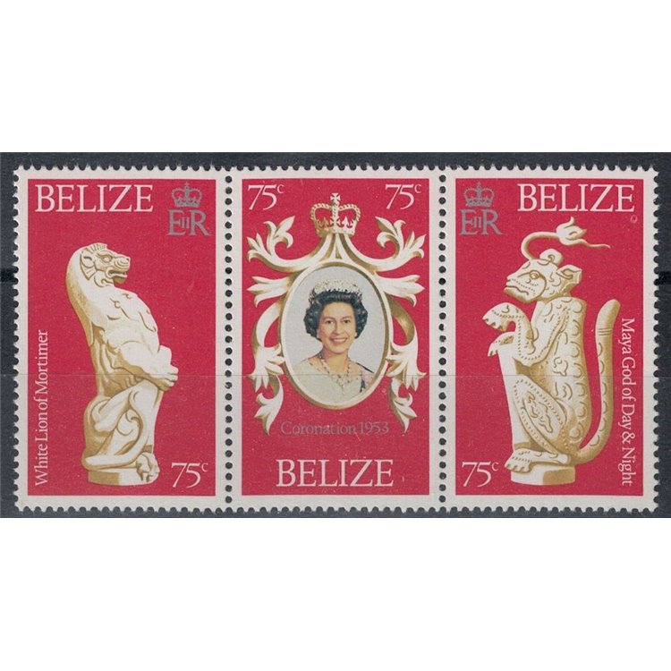 BELIZE 1978 Silver Jubilee 3v MNH**