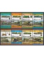 BEQUIA 1984 Locomotives, trains 16v MNH**