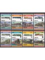 BEQUIA 1984 Trains, locomotives 16v MNH**