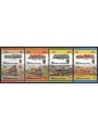 BEQUIA 1985 Trains, locomotives 8v MNH**