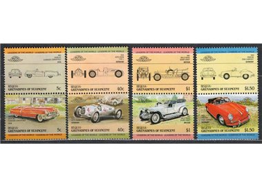 BEQUIA 1984 Cars 8v MNH**