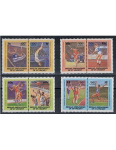 BEQUIA 1984 Giochi olimpici 8v MNH**