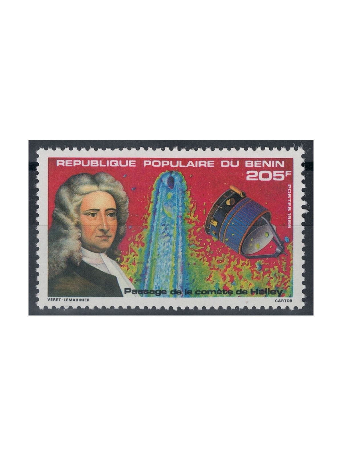 BENIN 1986 Cometa di Halley MNH**