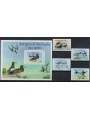BARBUDA 1987 Uccelli 4v + 1 BF MNH**