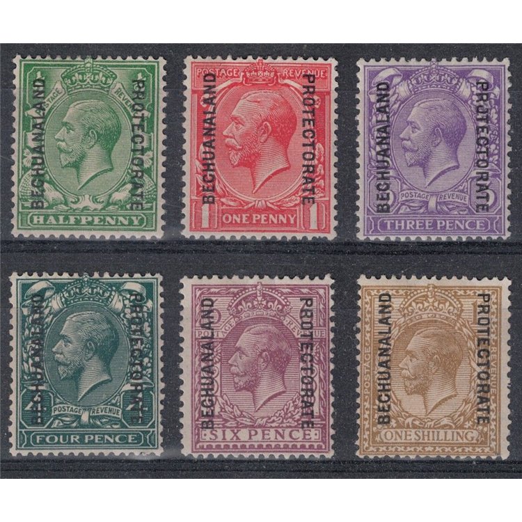 BECHUANALAND 1925-26 Effigy of George V 6v MH*