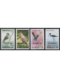 BARBUDA 1980 Fauna, birds 4v MNH**