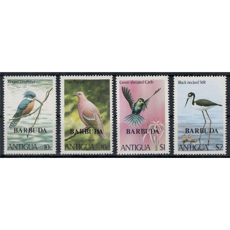 BARBUDA 1980 Fauna, birds 4v MNH**