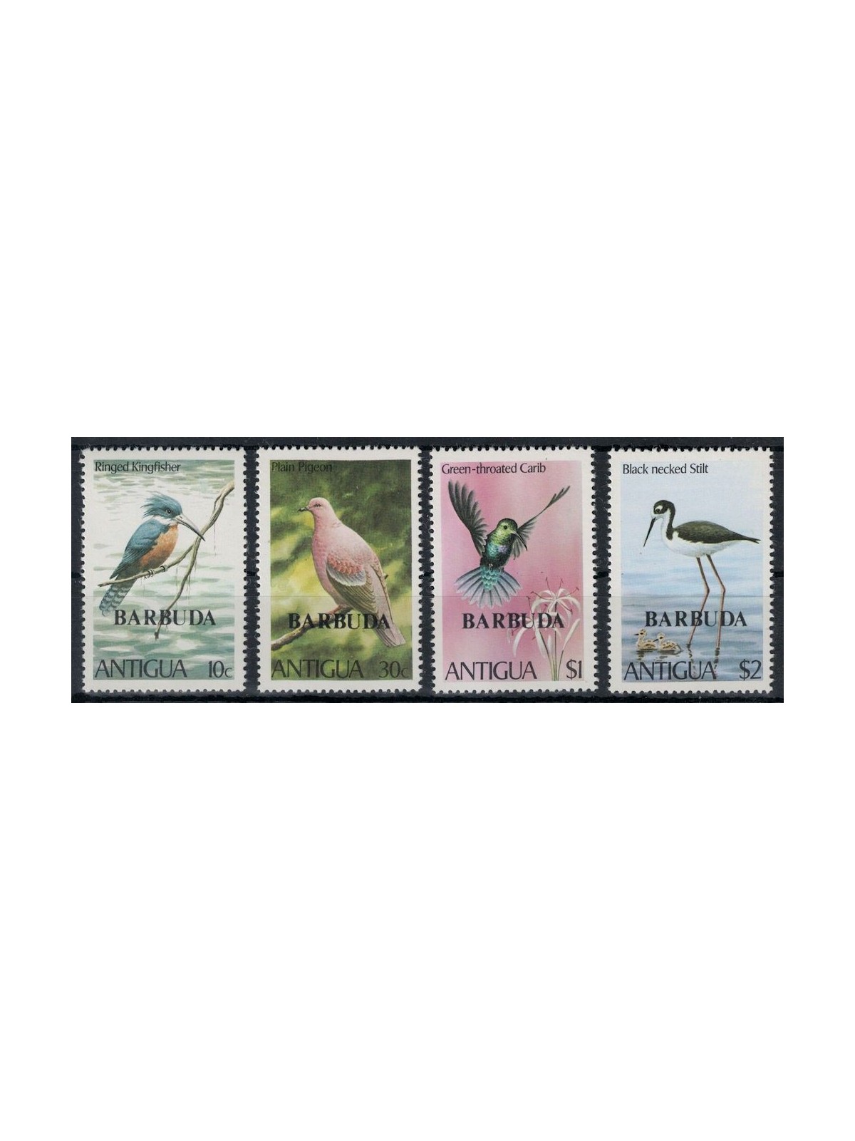 BARBUDA 1980 Fauna, birds 4v MNH**