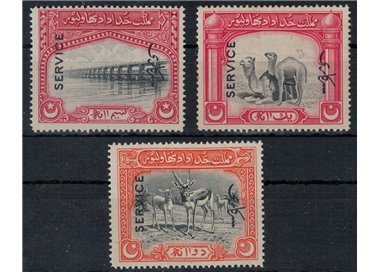 BAHAWALPUR 1945 Service 3v MNH**