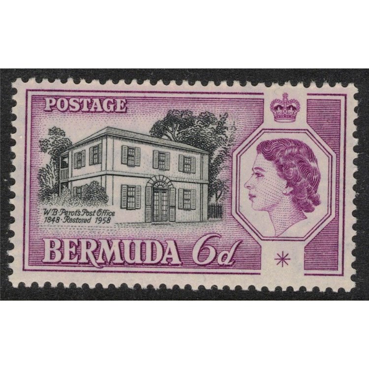 BERMUDA 1958 Perot Post Office MNH**