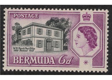 BERMUDA 1958 Perot Post Office MNH**