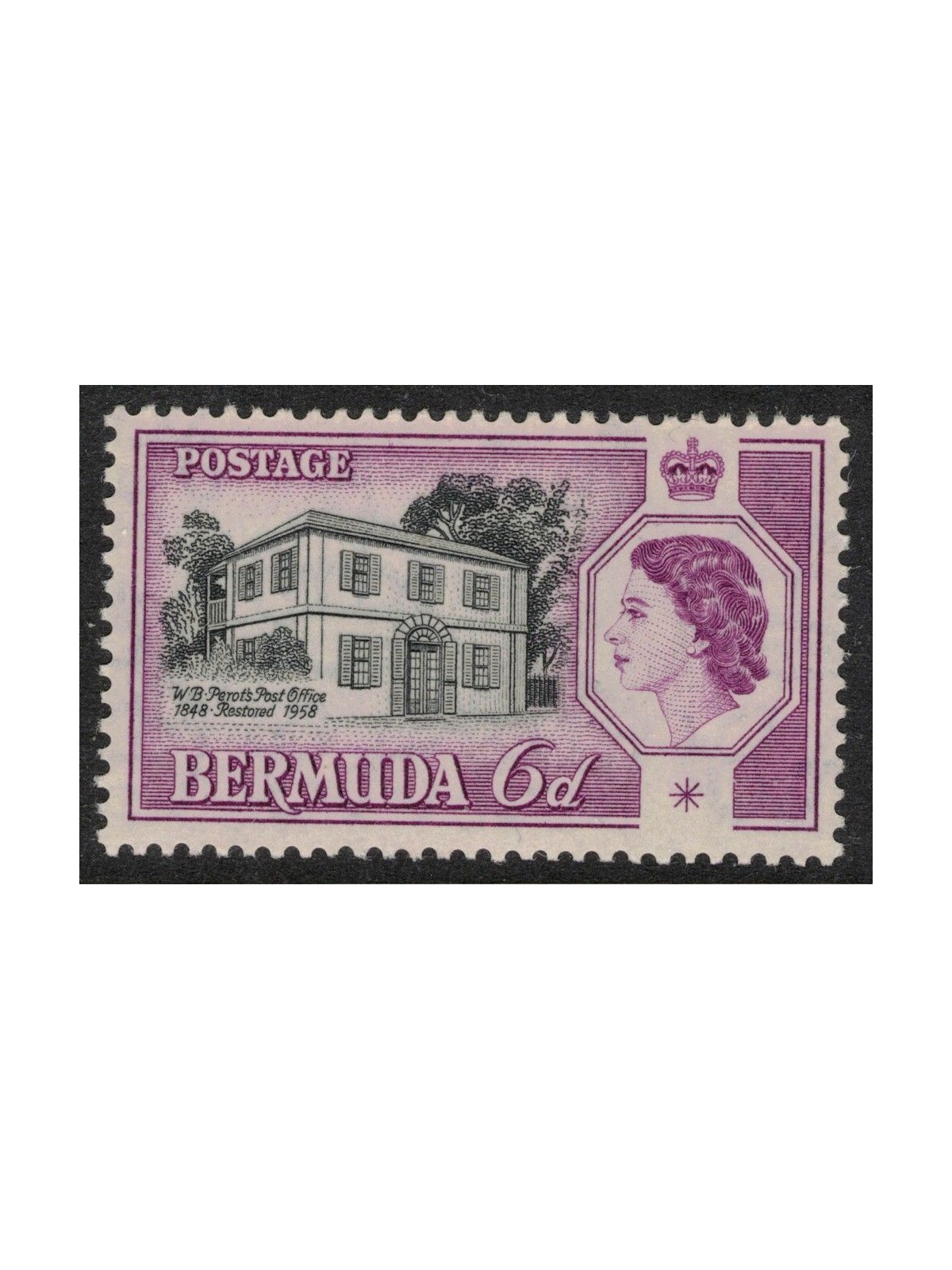 BERMUDA 1958 Perot Post Office MNH**