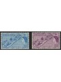 BERMUDA 1957 Map of Bermuda 2v MNH**