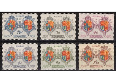 BERMUDA 1959 Colonization of the island 6v MNH**