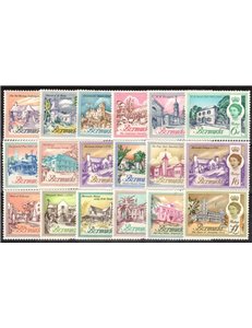 BERMUDA 1962-66 Ordinary series 18v MNH**