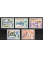 BERMUDA 1966-69 Ordinary series 5v MNH**