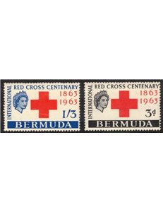 BERMUDA 1966-69 Serie ordinaria 5v MNH**