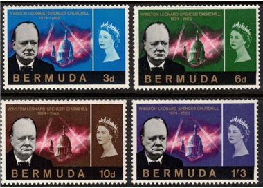 BERMUDA 1966 Winston Churchill 4v MNH**
