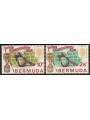 BERMUDA 1966 World Cup 2v MNH**