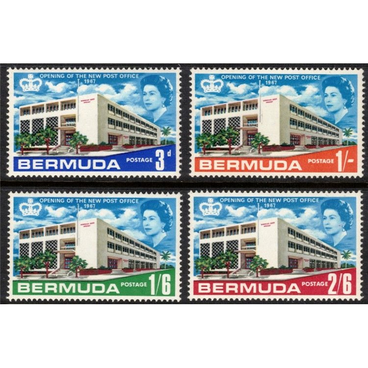 BERMUDA 1967 Hotel delle Poste 4v MNH**