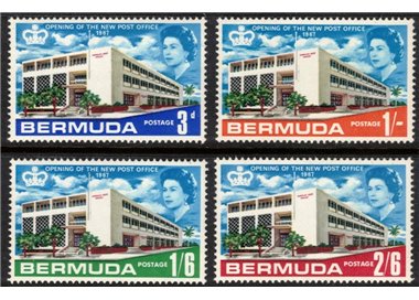 BERMUDA 1967 Hotel delle Poste 4v MNH**