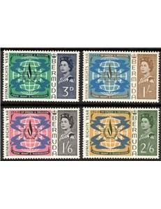 BERMUDA 1968 Diritti dell'Uomo 4v MNH**