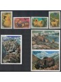 BHUTAN 1984 Scimmie, salvaguardia della natura 4v + 3 BF MNH**