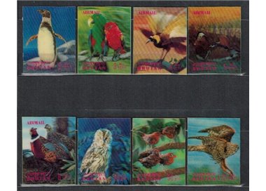 BHUTAN 1969 Birds 8v MNH**