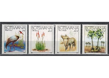 BOTSWANA 1983 Specie in via d'estinzione 4v MNH**
