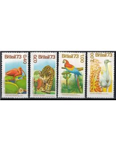 BRAZIL 1973 Fauna (Birds) 4v MNH**