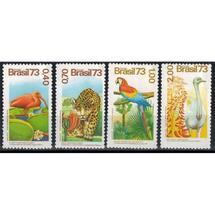 BRAZIL 1973 Fauna (Birds) 4v MNH**