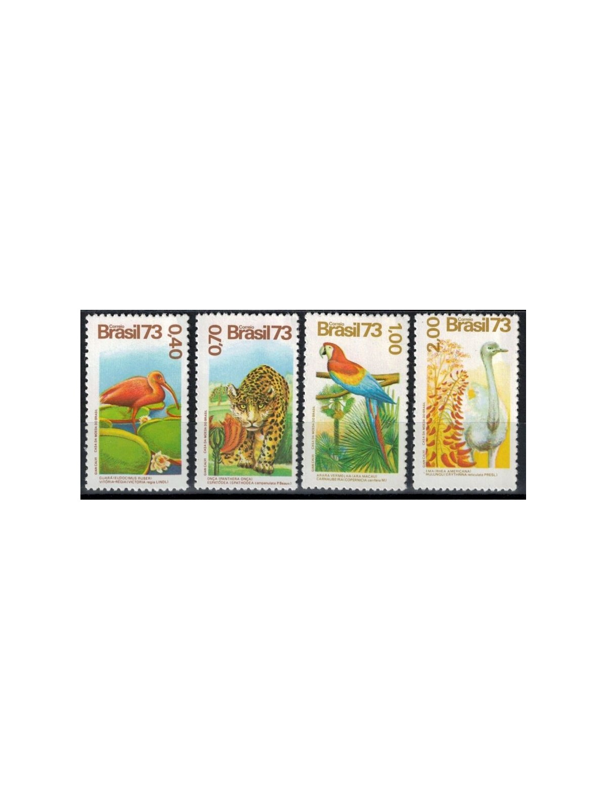 BRAZIL 1973 Fauna (Birds) 4v MNH**
