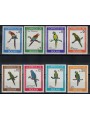 BOLIVIA 1981 Birds, Parrots 8 v