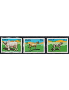 BRASILE 1974 Animali domestici 3v MNH**