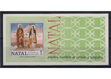BRAZIL 1970 Christmas s/s MNH**