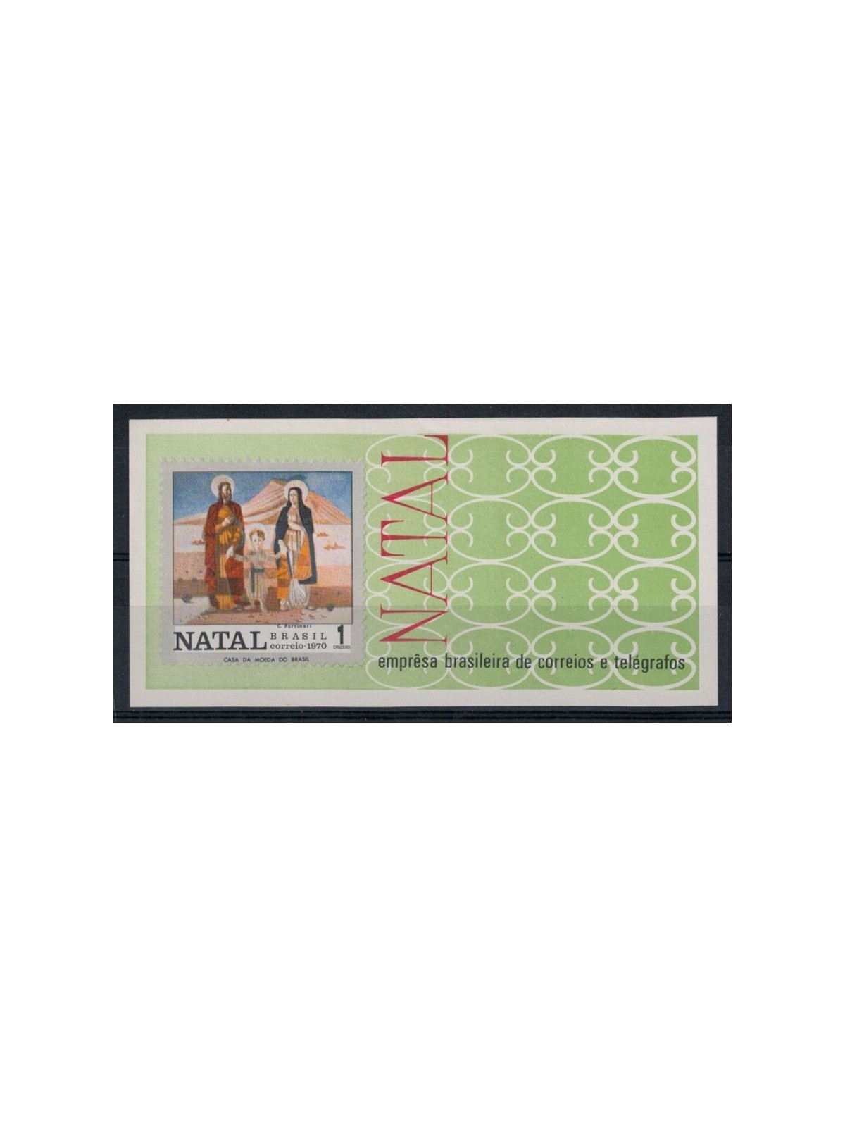BRAZIL 1970 Christmas s/s MNH**