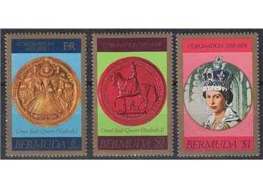 BERMUDA 1978 Silver Jubilee 3v MNH**