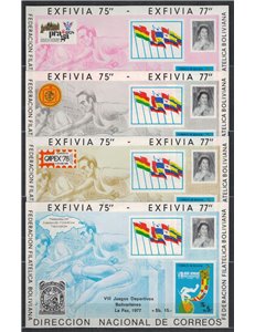 BOLIVIA 1978 Giochi sportivi boliviani 4 BF MNH**