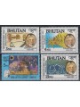 BHUTAN 1986 Halley's Comet (II) 4v MNH**