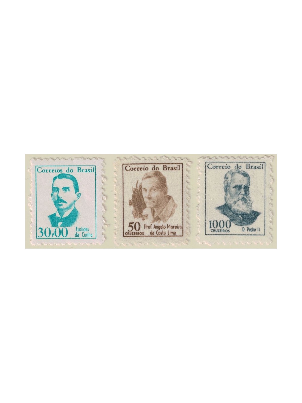 BRAZIL 1966 Ordinary series 3v MNH**