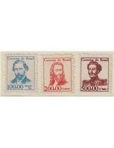 BRASILE 1965 Serie ordinaria 3v MNH**