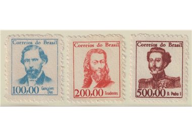 BRAZIL 1965 Ordinary series 3v MNH**